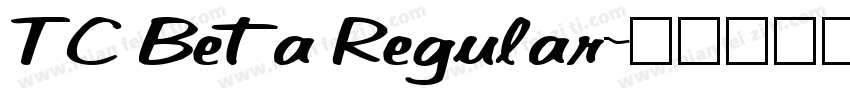 TC Beta Regular字体转换